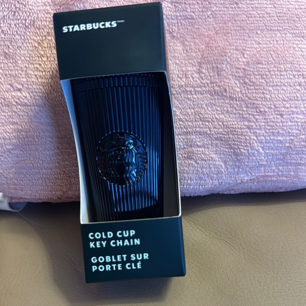Starbucks Black Cold Cup Key Chain